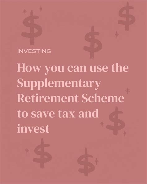 How You Can Use The Supplementary Retirement Scheme Srs To Save Tax