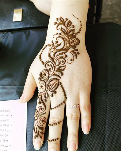 Simple Arabic Mehndi Designs For Left Hand 2024 Finetoshine