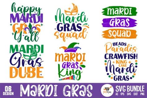 Mardi Gras Svg Bundle Graphic By Svgcuteshop Creative Fabrica