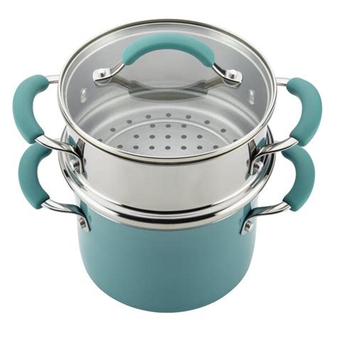 Rachael Ray Cucina 3 Qt Non Stick Aluminum Steamer Pot With Lid