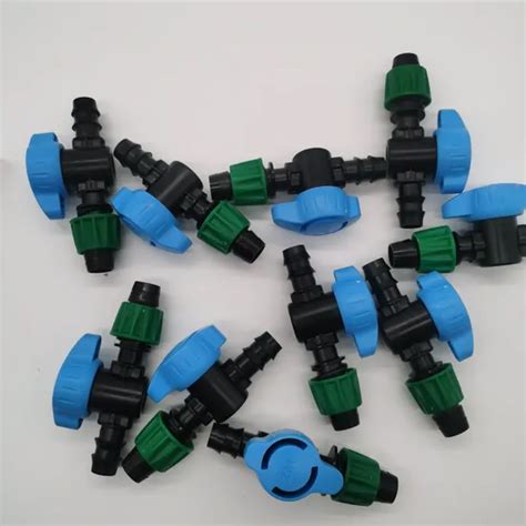 16mm Drip Irrigation System Drip Tape Fitting Plastic Lock Nut Fittings