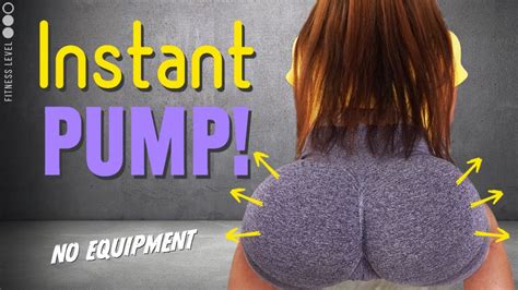 12min Instant Booty Pump To Grow Your Butt Faster No Squats No Lunges