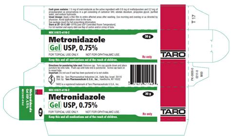 Metronidazole Gel Information, Side Effects, Warnings and Recalls