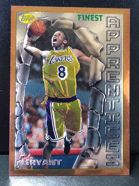 Topps Finest Basketball Kobe Bryant Rookie Card Los Angeles