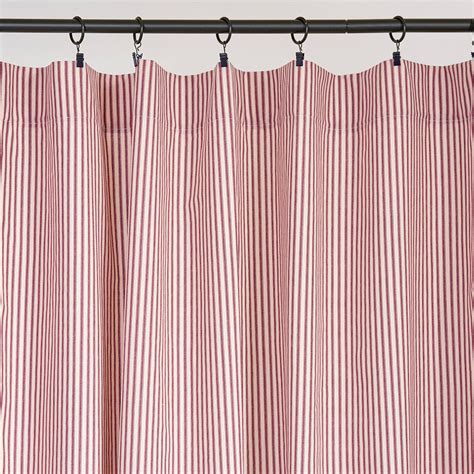 Ticking Stripe Curtain Panel 5 Colors Available Southern Ticking Co