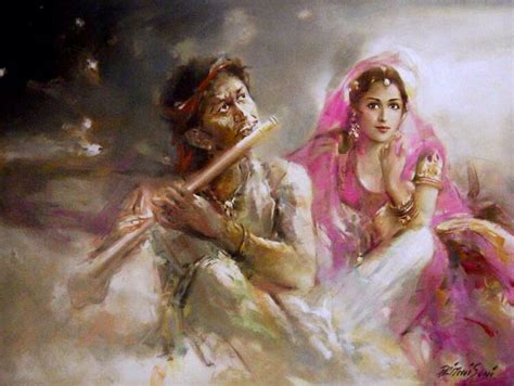 Heer Ranjha Flute Indian Paintings Indian Artist Painting