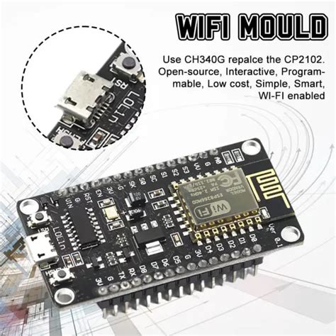 NODEMCU ESP8266 ESP 12E CH340G Scheda Di Sviluppo Rete WIFI Per