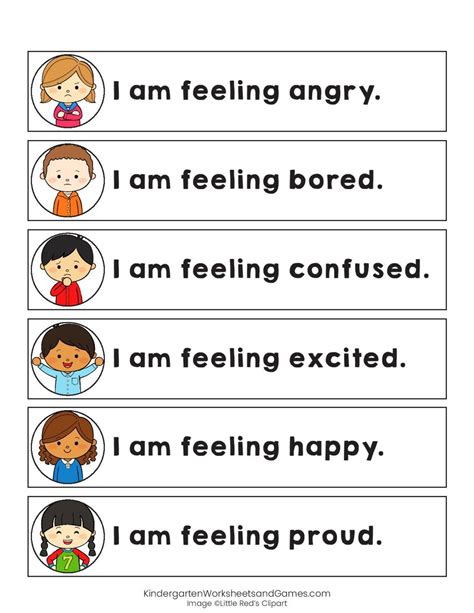 Expressing Feelings And Emotions Worksheets