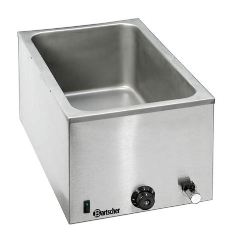 Bain marie inox électrique 1 x GN 1 1 1200 W 220 V MONO Bartscher