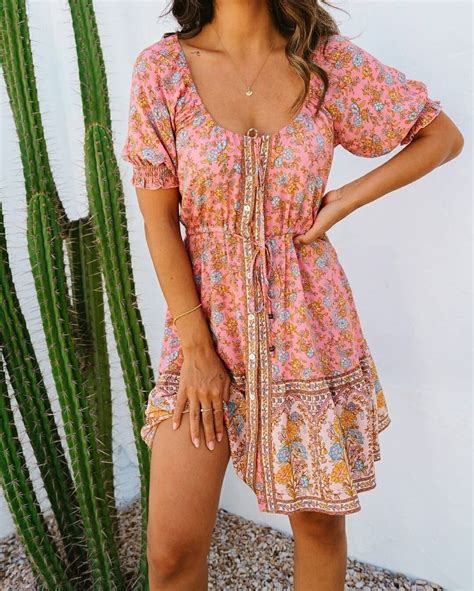 Pin By Bohoasis On Boho Mini Dresses Mini Dress Boho Mini Dress