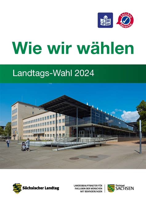 Wie wir wählen Landtags Wahl 2024 Publikationen sachsen de