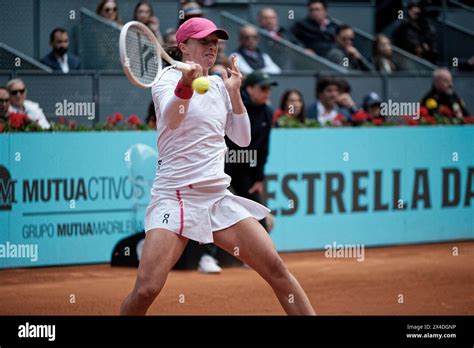 Madrid Spain Nd May Tennis Individual Women Mutua Madrid