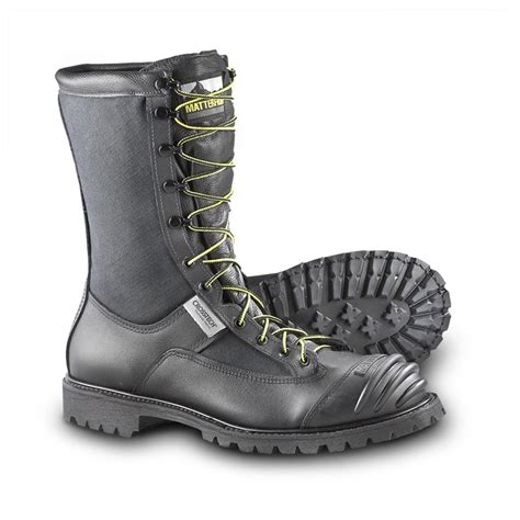 Men S Matterhorn 10 Rescue Boots Black 166182 Combat Tactical