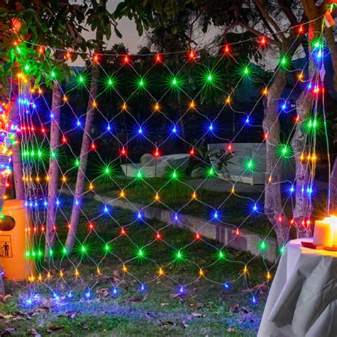 Rosnek X Ft X Ft Led Net Mesh Lights Christmas Garlands