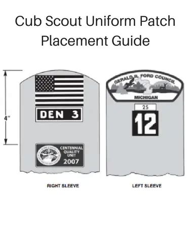 👗 Cub Scout Uniform Patch Placement - (COMPLETE GUIDE)