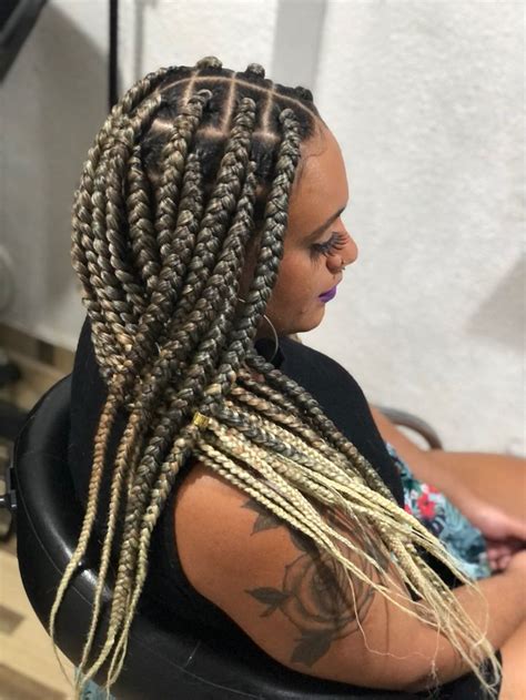 Knotless Braids Big Tranças De Gringa Afro Hairstyles Knotless