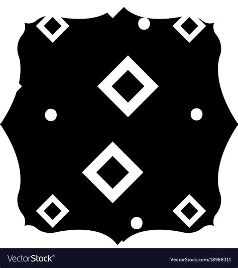 contour square  memphis style abstract vector image