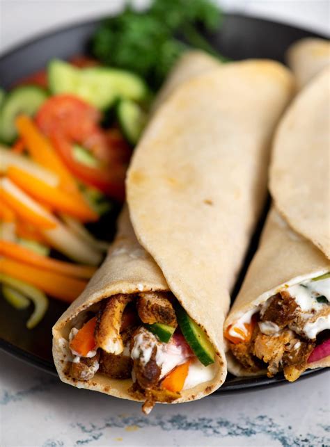 Street Style Chicken Shawarma The Flavours Of Kitchen