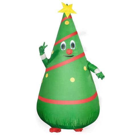 Giant Inflatable Christmas Tree Costume The Green Head