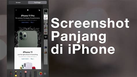 Tips Cara Mudah Screenshot Panjang Atau Scrolling Capture Di IPhone