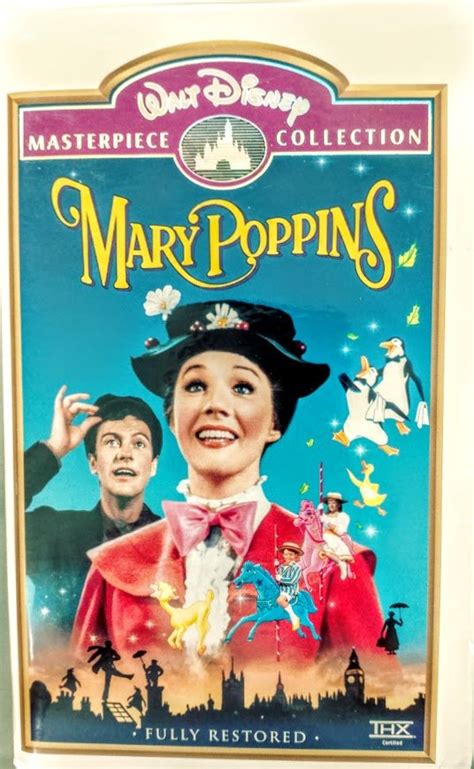 VHS Walt Disney MARY POPPINS Masterpiece Collection Rare