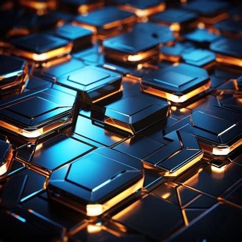 Premium AI Image | a close up of a bunch of shiny bars