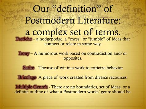 PPT - Postmodern Literature PowerPoint Presentation, free download - ID ...