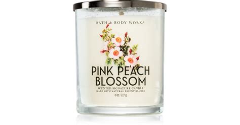 Bath Body Works Pink Peach Blossom Doftljus Notino Se