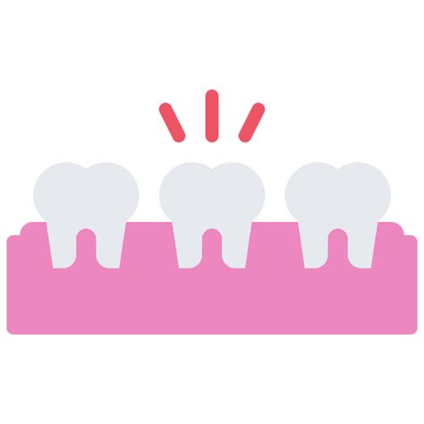 Toothache Coloring Flat Icon