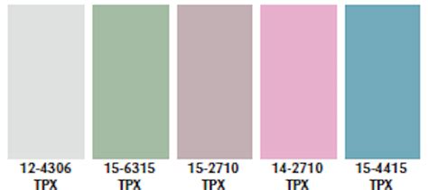 Color Palette Springsummer 2021