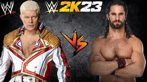 Cody Rhodes Vs Seth Freakin Rollins Youtube