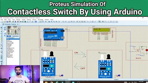 Contactless Switch By Using Arduino Proteus Simulation Youtube