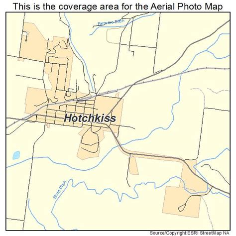 Aerial Photography Map Of Hotchkiss Co Colorado