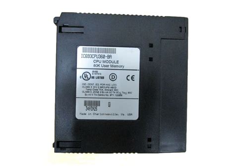 Ge Fanuc Ic Cpu Single Slot Cpu Module Series Plc System