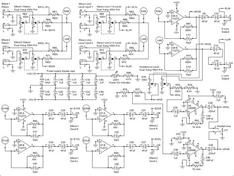 Schematic Diagram For An Audio Mixer How To Build An Audio M