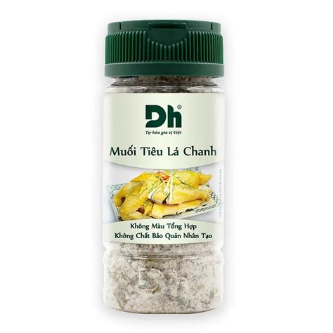 Muối Tiêu Lá Chanh Natural Dh Foods Hũ 50G