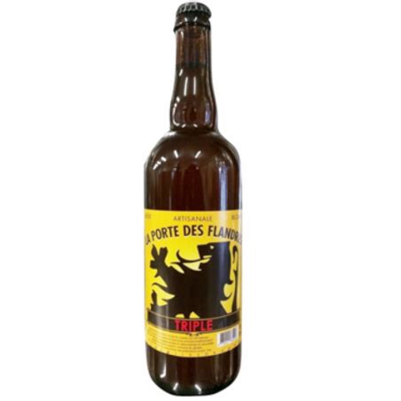 Porte Des Flandres Triple Bi Re Blonde Artisanale Cl