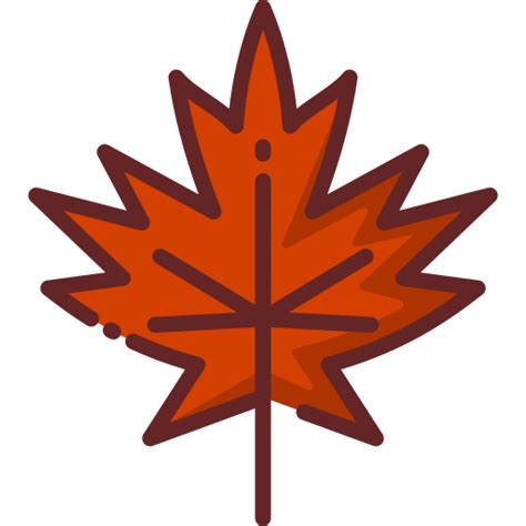 Maple leaf Generic color lineal-color icon