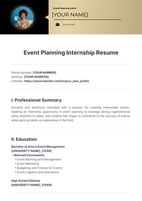 Internship Resume Templates Internship Resume Template Word Download