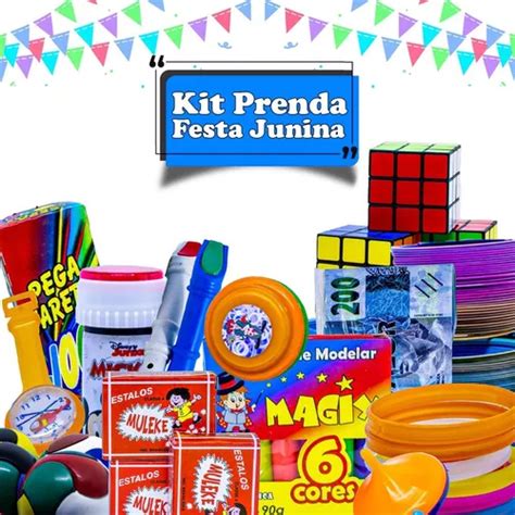 Kit 25 Prenda Festa Junina Brinquedos Crianças Promoção Mercadolivre