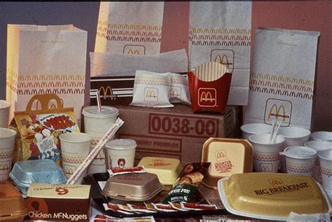 1980s McDonalds Packaging R Nostalgia