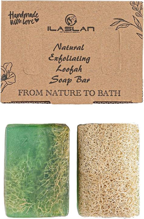 Aloe Vera Soap Natural Exfoliating Loofah Soap Bar Handmade Soap For Face And