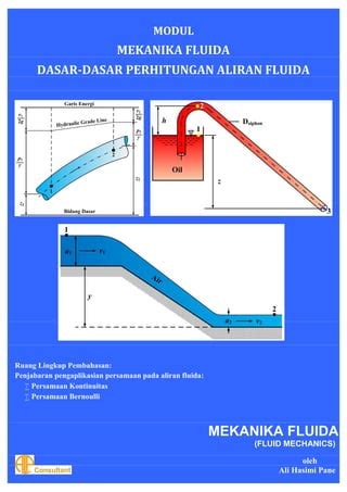 Modul Mekanika Fluida Dasar Dasar Perhitungan Aliran Fluida PDF