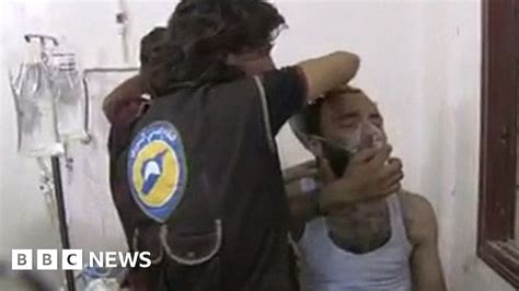 Syrian Conflict Saraqeb Attacked With Chlorine Gas Bbc News