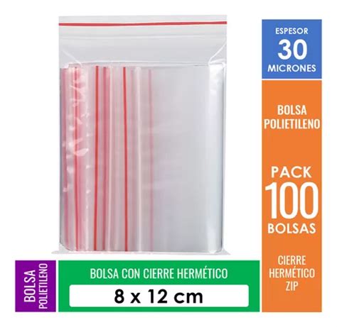 Bolsa X Cm Cierre Herm Tico Ziploc Unds Cuotas Sin Inter S