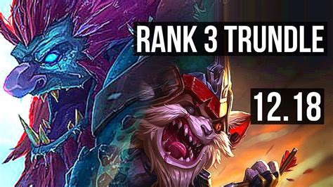 Trundle Vs Kled Top Rank 3 Trundle 11 3 5 Dominating Rank 28