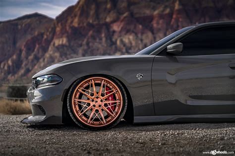 Dodge Charger Hellcat Avant Garde Wheels F Brushed Polished Copper