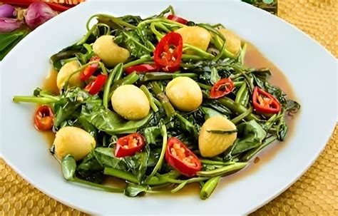 Resep Tumis Kangkung Spesial Telur Saus Tiram CaraMembuat Id