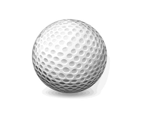 Premium Vector Golf Ball Vector Illustration Design