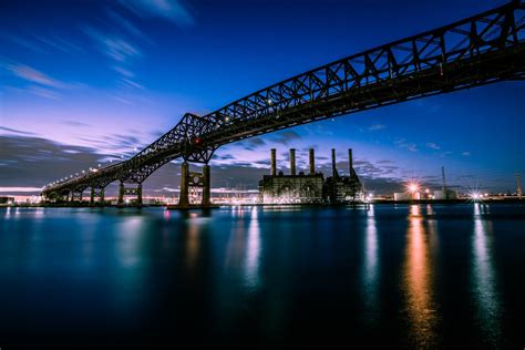 The Pulaski Skyway at Night · Free Stock Photo